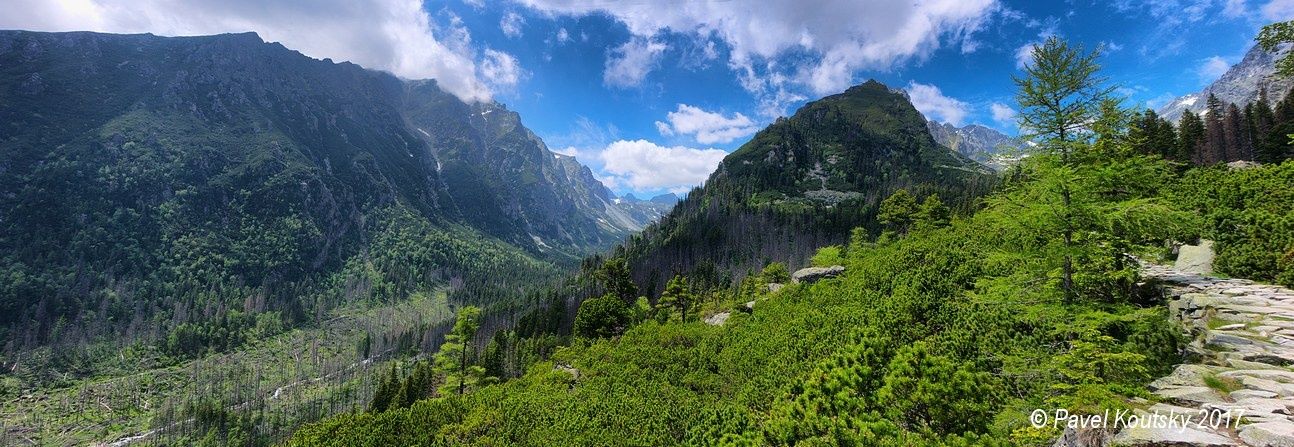 008 velká Studená dolina,vlevo Slavkovský štít,2452m, uprostřed Prostřední Hrot 2441m  172206_26