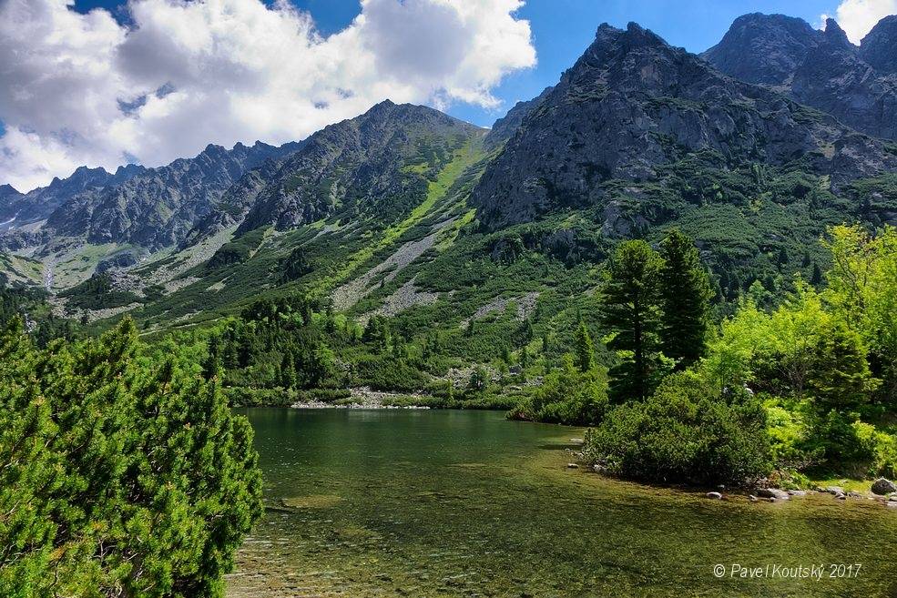 028 Popradské pleso, v pravo nahoře Ostrva 172206_24